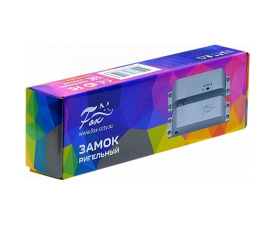 Ригельный электромагнитный замок для всех типов дверей FOX, накладной. усилие на сдвиг 1200кг. встроенная плата задержки с регулировкой открытия от 0,5 сек до 25 сек. встроенный датчик положения двери. индикация открытия закрытия. FX-M100B – изображение 3