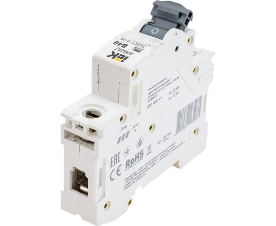 Автоматический выключатель IEK ARMAT M10N 1P B 40А AR-M10N-1-B040 – изображение 3