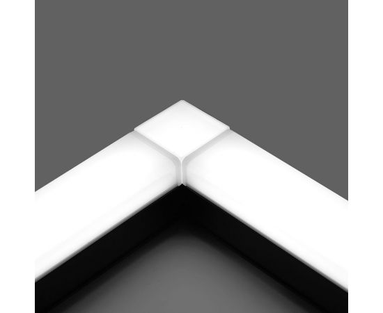 Светодиодный линейный светильник FERON AL4020 IP20 18W 4000К, рассеиватель матовый в алюминиевом корпусе, черный 590x70x55мм 48215 – изображение 3