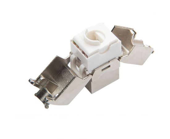 Розеточный модуль DATAREX keystone кат 5e ftp 1xrj45 t568a/b без инструмента белый DR-5112 – изображение 3