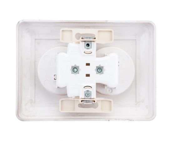 Двухместная розетка Schneider Electric WESSEN 59 Черный бархат б/з в сборе с рамкой RS16-254-68 – изображение 4