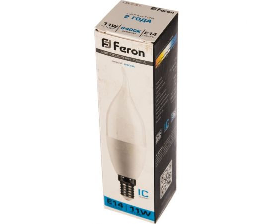 Светодиодная лампа FERON 11W 230V E14 6400K, LB-770 25952 – изображение 4