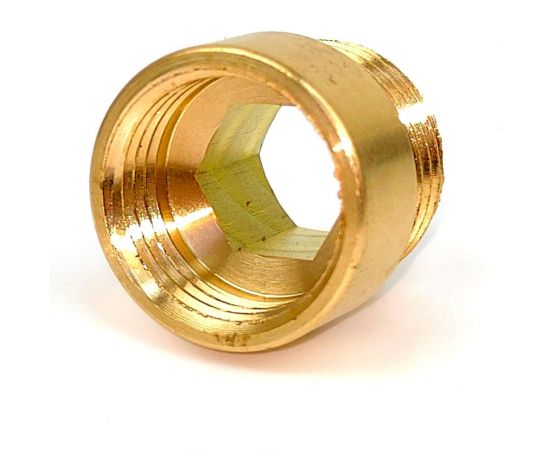 Гайка удлинительная HG S12 НР/ВР 1/2x10 мм, 2 шт 1649816 – изображение 4