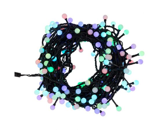 Гирлянда Neon-Night Мультишарики d=13мм, 20м, черный ПВХ, 200LED RGB 303-509-1 – изображение 5