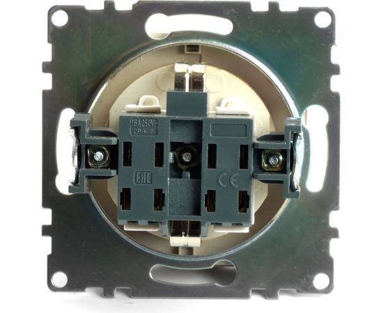 Механизм 1-местной розетки STEKKER с крышкой, с защитными шторками, с заземлением, 250в, 16а, серия катрин, золото, gls16-7112-08, 49222 – изображение 5