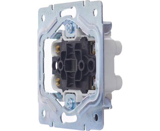 Двойная розетка Lezard VESNA без заземления, ПБТ, белая 742-0200-128B – изображение 5