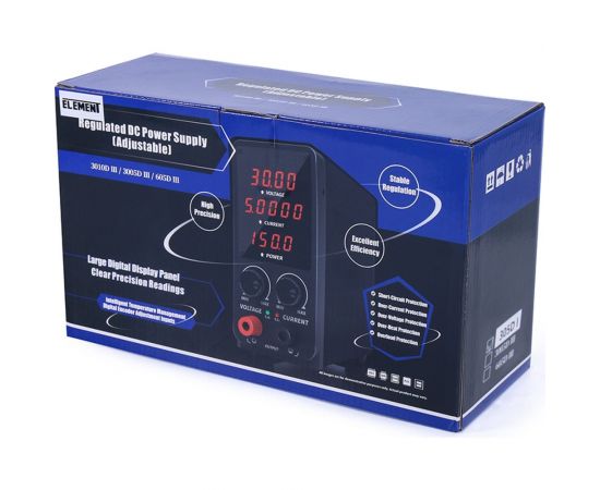 Лабораторный импульсный блок питания ELEMENT 305D-I (30V 5A) 17661 – изображение 5