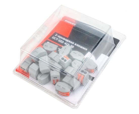 Двухпроводная клемма Gigant 20 шт/уп GCT-222-412-20 – изображение 5