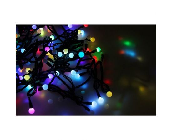 Гирлянда Neon-Night Мультишарики d=13мм, 20м, черный ПВХ, 200LED RGB 303-509-1 – изображение 6