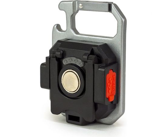 Фонарь-мультитул ЯРКИЙ ЛУЧ KM-130 Муравей COB-брелок max670лм +red, акк.400mAh 4606400106685 – изображение 6