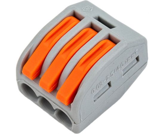 Трехпроводная клемма Gigant 20 шт/уп GCT-222-413-20 – изображение 6