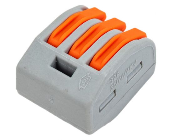 Трехпроводная клемма Gigant 20 шт/уп GCT-222-413-20 – изображение 7