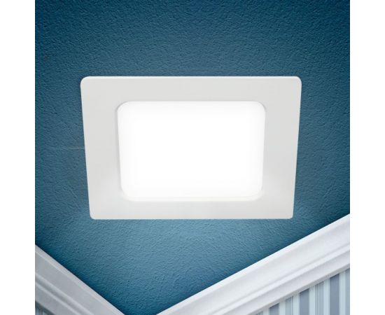 Встраиваемый светодиодный светильник ЭРА LED 18186K квадратный, 18Вт, 6500К Б0057446 – изображение 7