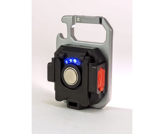 Фонарь-мультитул ЯРКИЙ ЛУЧ KM-130 Муравей COB-брелок max670лм +red, акк.400mAh 4606400106685 – изображение 7