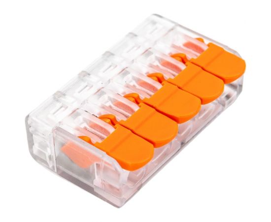 Пятипроводная клемма Gigant 6 шт/уп GCT-221-415-6 – изображение 8