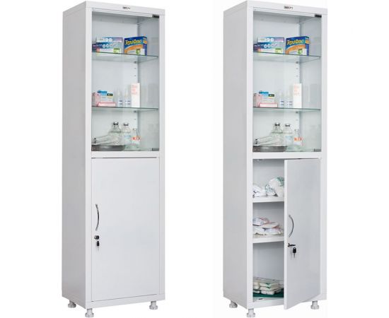 Медицинский шкаф ПРАКТИК МД 1 1657-SG S26199202501 