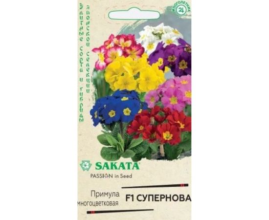 Семена ГАВРИШ Примула Супернова, полиантовая, 4 шт., Саката, серия Эксклюзив 10717941 
