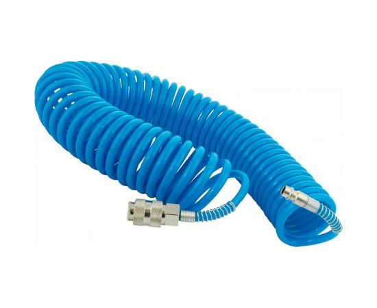 Шланг спиральный с быстросъемными соединениями профи (10 м; 8х12 мм; 20 бар) ARMA 8*12*10м PU 
