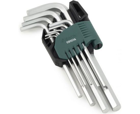 Набор шестигранных ключей Sata удлиненные, 9 пр. 09107A 