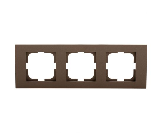 3-местная рамка OVIVO GRANO, мокко 400-190000-227 
