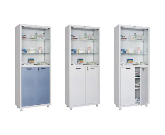 Медицинский шкаф ПРАКТИК МД 2 1670-SG S26199203501 
