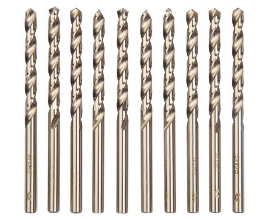 Сверло по металлу Р6М5/М2 (10 шт; 0.3 мм; ц/х; вышлифованное Класс А1) WOLFSTAR da00201 