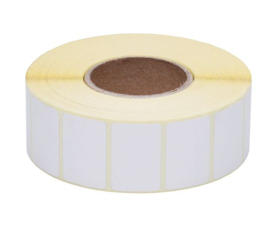 Термоэтикетки CACTUS Eco CS-TE30201800N сегмент: 30x20 мм, внешний диаметр рулона 92 мм, диаметр втулки 40 мм, 1800 шт./рул., белый 1738682 