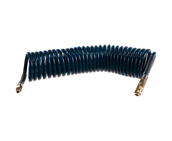 Шланг витой полиуретановый (10х14 мм, 10 м, с быстроразъемами) Forsage F-1410-10M 