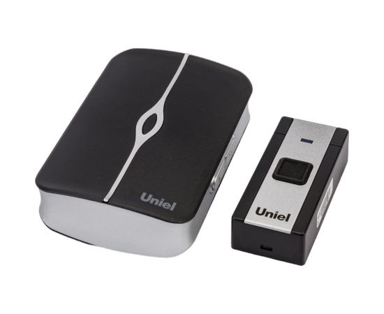 Беспроводной звонок Uniel UDB-015W-R1T1-36S-100M-WH/BL 36 мелодий UL-00006434 