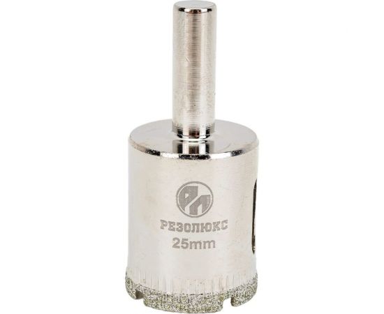 Коронка алмазная без направляющего сверла по стеклу и керамической плитке 25 мм РЕЗОЛЮКС 63025 