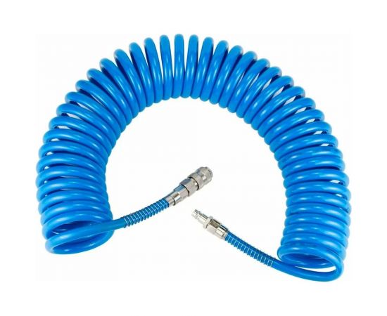 Шланг спиральный с быстросъемными соединениями профи (10 м; 8х12 мм; 20 бар) ARMA 8*12*10м PU – изображение 2