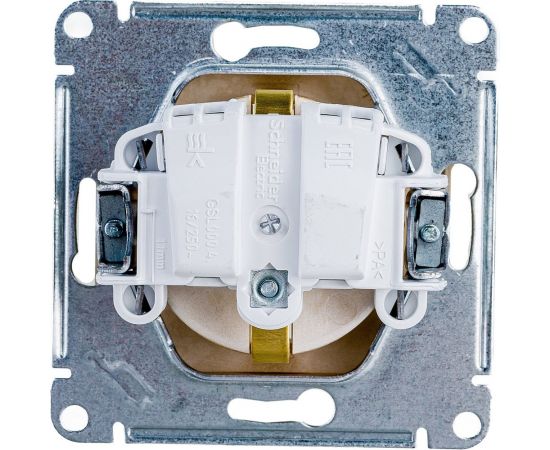 Розетка Schneider Electric GLOSSA с заземлением, 16А, ТИТАН GSL000443 – изображение 2