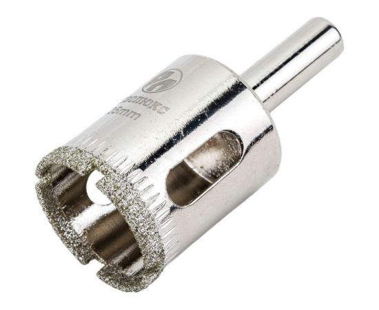 Коронка алмазная без направляющего сверла по стеклу и керамической плитке 25 мм РЕЗОЛЮКС 63025 – изображение 2