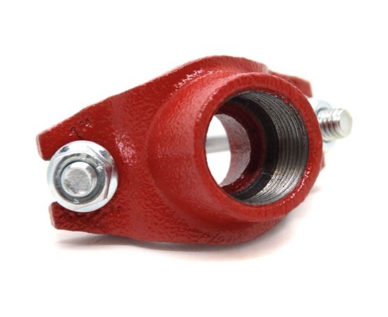 Резьбовой хомут GROOVEX седелка с U-образной скобой 30мм 1 1/2"x3/4" 48x27мм ДУ 40x20мм XPC4827 – изображение 2