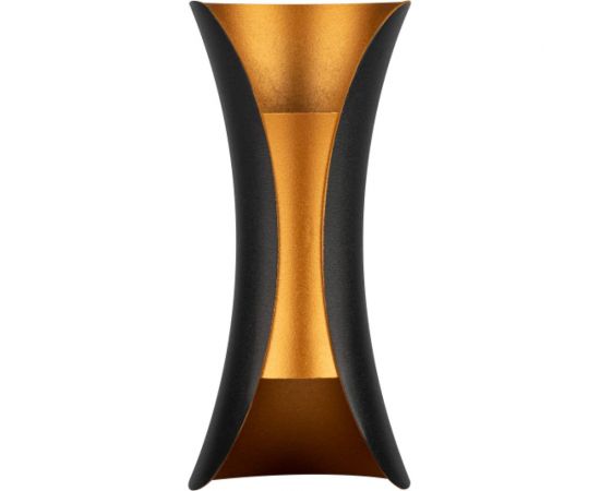 Светодиодая декоративная подсветка ЭРА WL42 BKGD 10Вт, 3500К, черный/золото, IP54, для интерьера, фасадов зданий Б0054420 – изображение 2