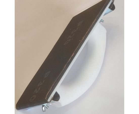 Абразивная сетка (кварцевый песок) P40, 115х280 мм, 10 штук BRUSHTEX 1000040 – изображение 3