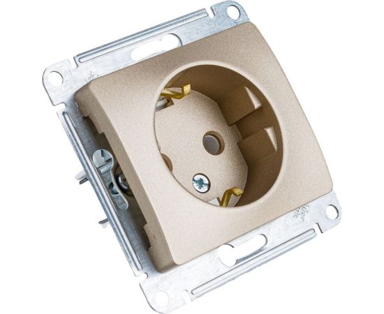 Розетка Schneider Electric GLOSSA с заземлением, 16А, ТИТАН GSL000443 – изображение 3
