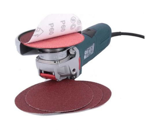 Набор шлифовальных кругов на липучке Р60, 5 шт Альфадиск 5313 – изображение 3