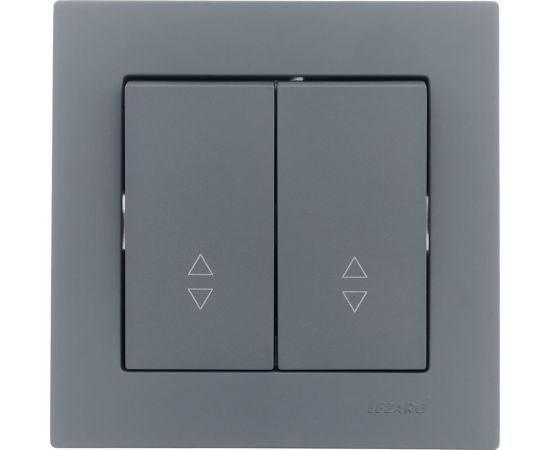 Проходной двойной выключатель Lezard VESNA графит 742-3488-106 – изображение 4
