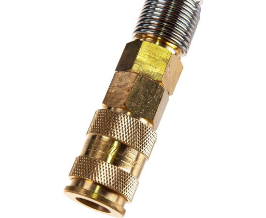 Шланг витой полиуретановый (10х14 мм, 10 м, с быстроразъемами) Forsage F-1410-10M – изображение 4