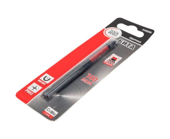 Бита кованая PH2, 100 мм, сталь S2, торсионная, магнит Toolberg ЛК-00008664 – изображение 4