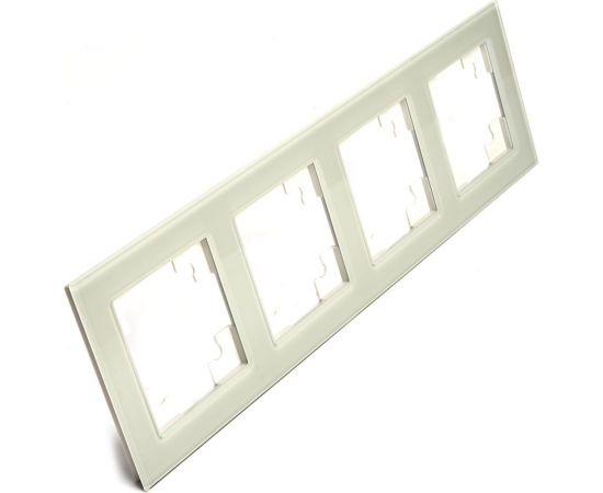 Горизонтальная 4-местная рамка STEKKER GFR00-7004-07, серия Катрин, дымчатый 49037 – изображение 9