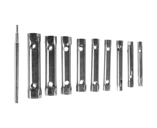 Набор торцевых ключей Спец 6-22мм, 1вороток, набор 10шт 3843 