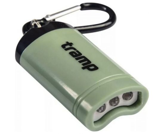 Магнитный фонарь-брелок Tramp пластик оливковый TRA-188 