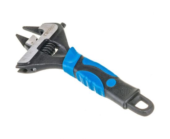 Разводной ключ СОЮЗ 150мм, зев 39мм, СУПЕРТОНКИЕ ГУБКИ, обрезиненная рукоятка, 1045-30-150С 