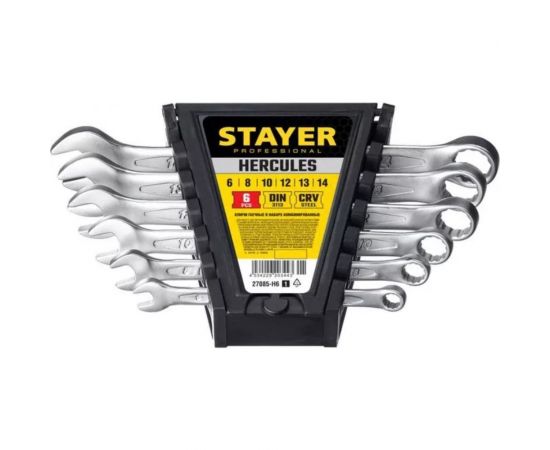 Набор комбинированных гаечных ключей Stayer 6 шт 6 - 14 мм HERCULES 27085-H6_z01 