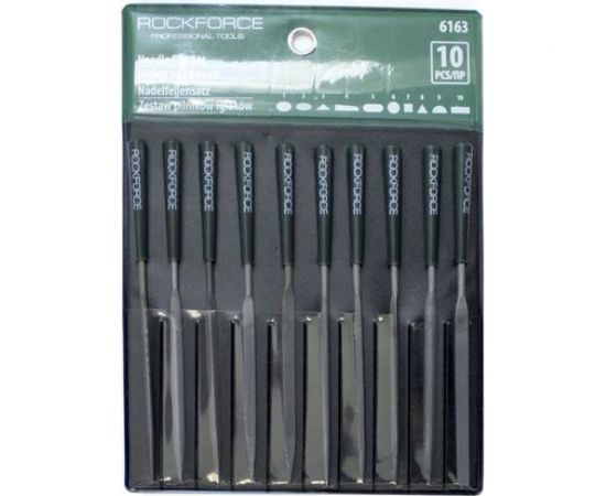 Набор надфилей Rockforce L-140 мм, 3 мм, 10 предметов RF-6163 – изображение 2