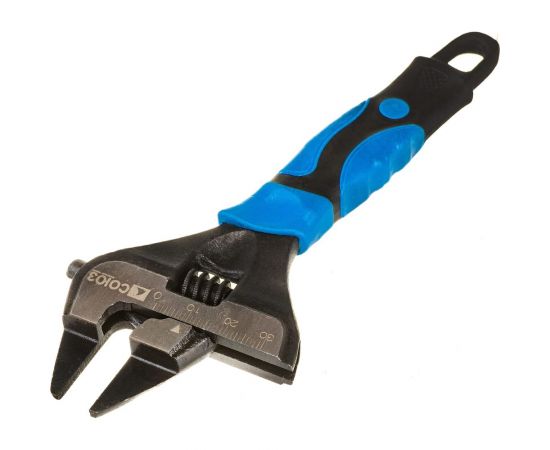 Разводной ключ СОЮЗ 150мм, зев 39мм, СУПЕРТОНКИЕ ГУБКИ, обрезиненная рукоятка, 1045-30-150С – изображение 2