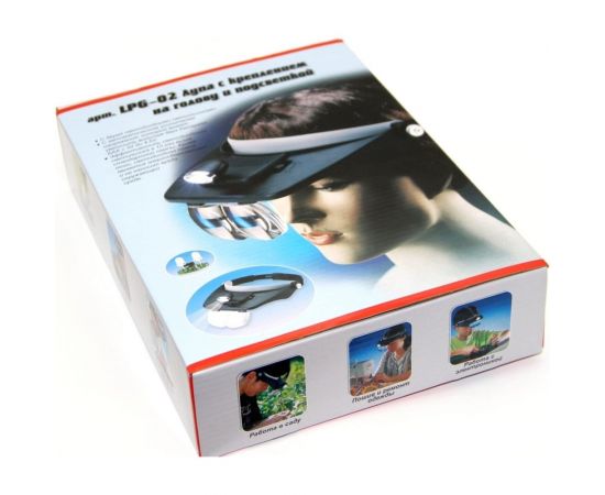 Лупа с креплением на голову и подсветкой Рукоделие LPG-02 – изображение 2