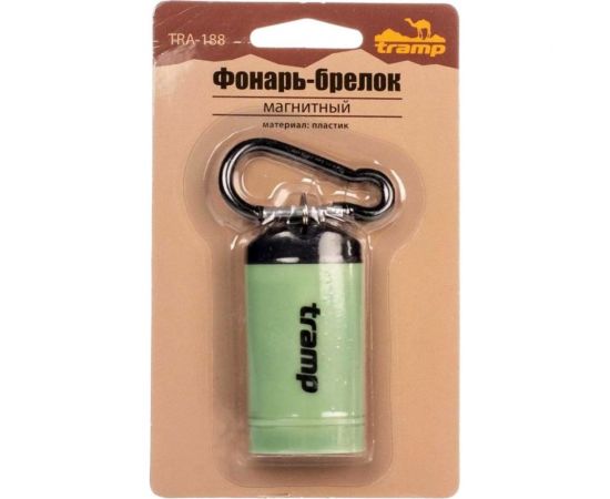 Магнитный фонарь-брелок Tramp пластик оливковый TRA-188 – изображение 2